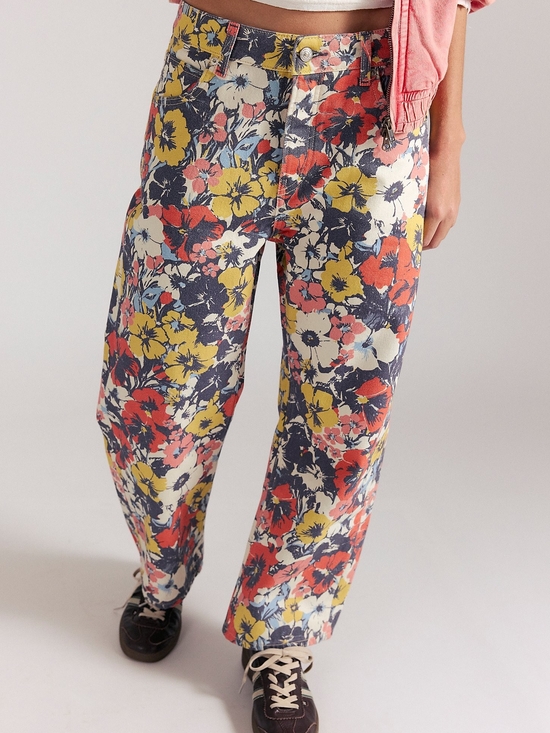 Free People Denim - We The Free Deep Trance Printed Jeans